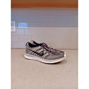 Nike Flyknit Lunar1+ Wolf Grey/Black-White 554887-001 Men's Sneakers sz 11